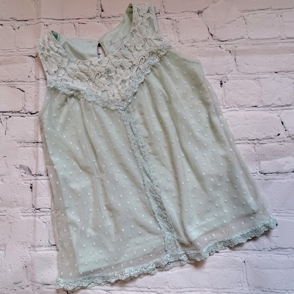 Cherokee Lace Overlay Tank